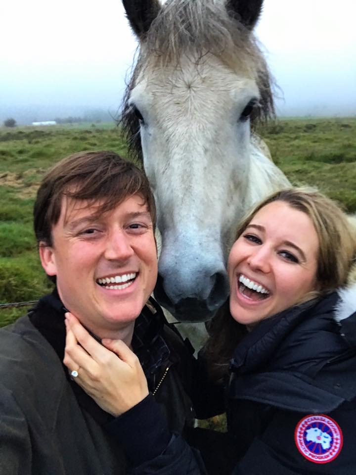 Alex and Meg, getting engaged in Iceland (2017)